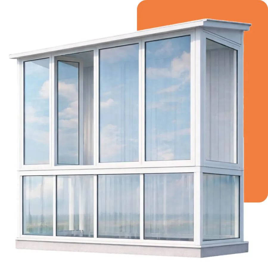 Холодное остекление балкона в ПМР