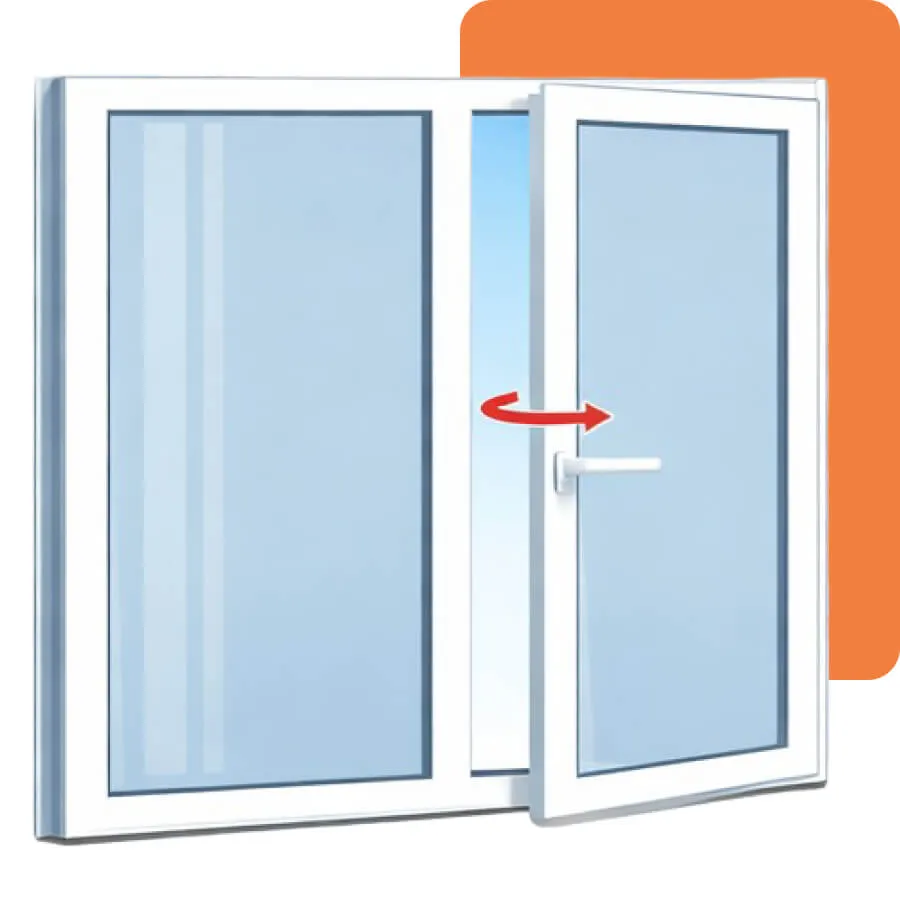 Поворотное окно ПВХ в Приднестровье